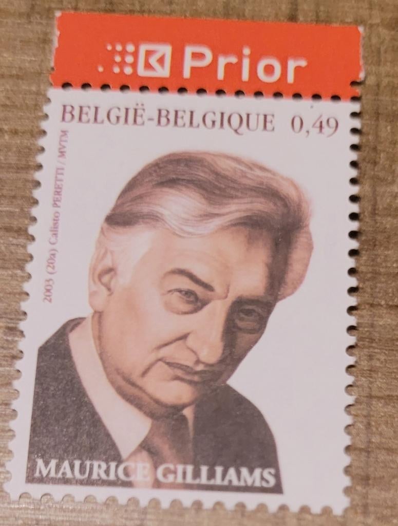 Oude postzegel: Maurice Gilliams (postfris), Postzegels en Munten, Frankeerzegel, Ophalen of Verzenden, Zonder stempel, Postfris