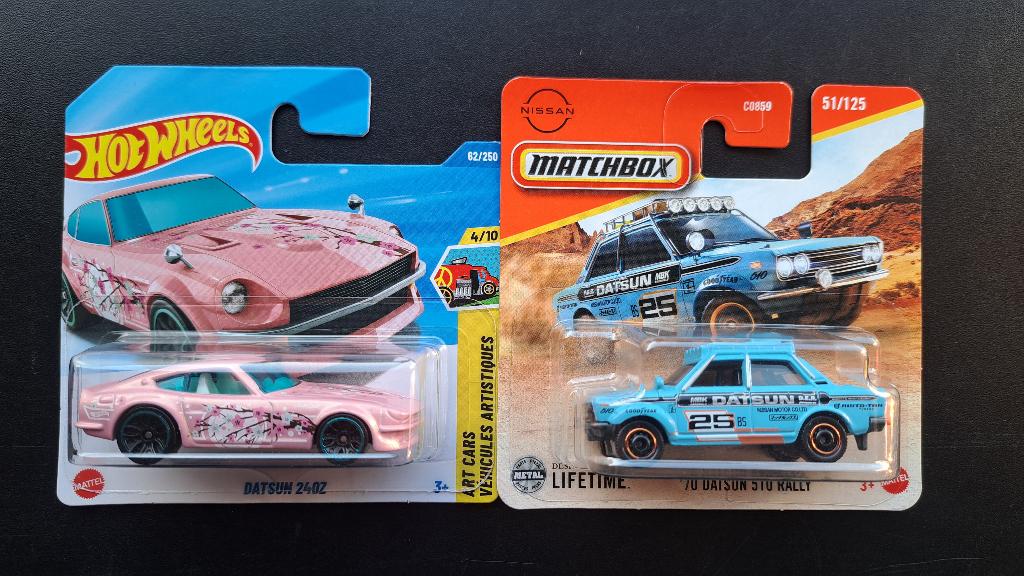 Datsun hot wheels matchbox, Ophalen of Verzenden, Nieuw, Auto