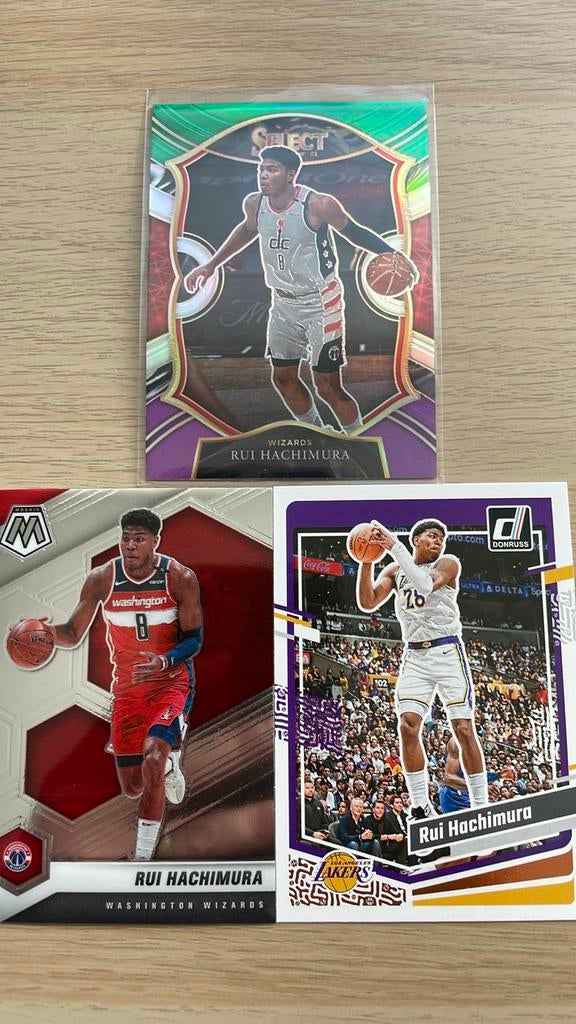 3 cartes Rui Hachimora, Enlèvement ou Envoi, Neuf