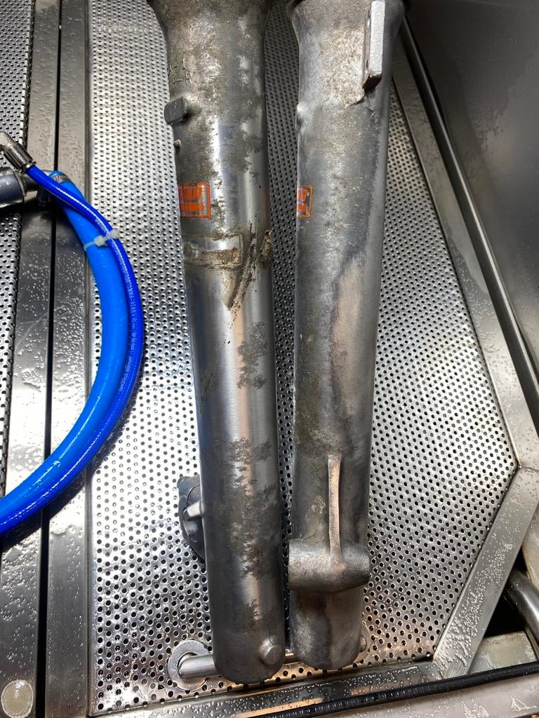 Vapor / aquablasting alu motor en auto onderdelen, Auto-onderdelen, Ophalen, Gereviseerd, Audi