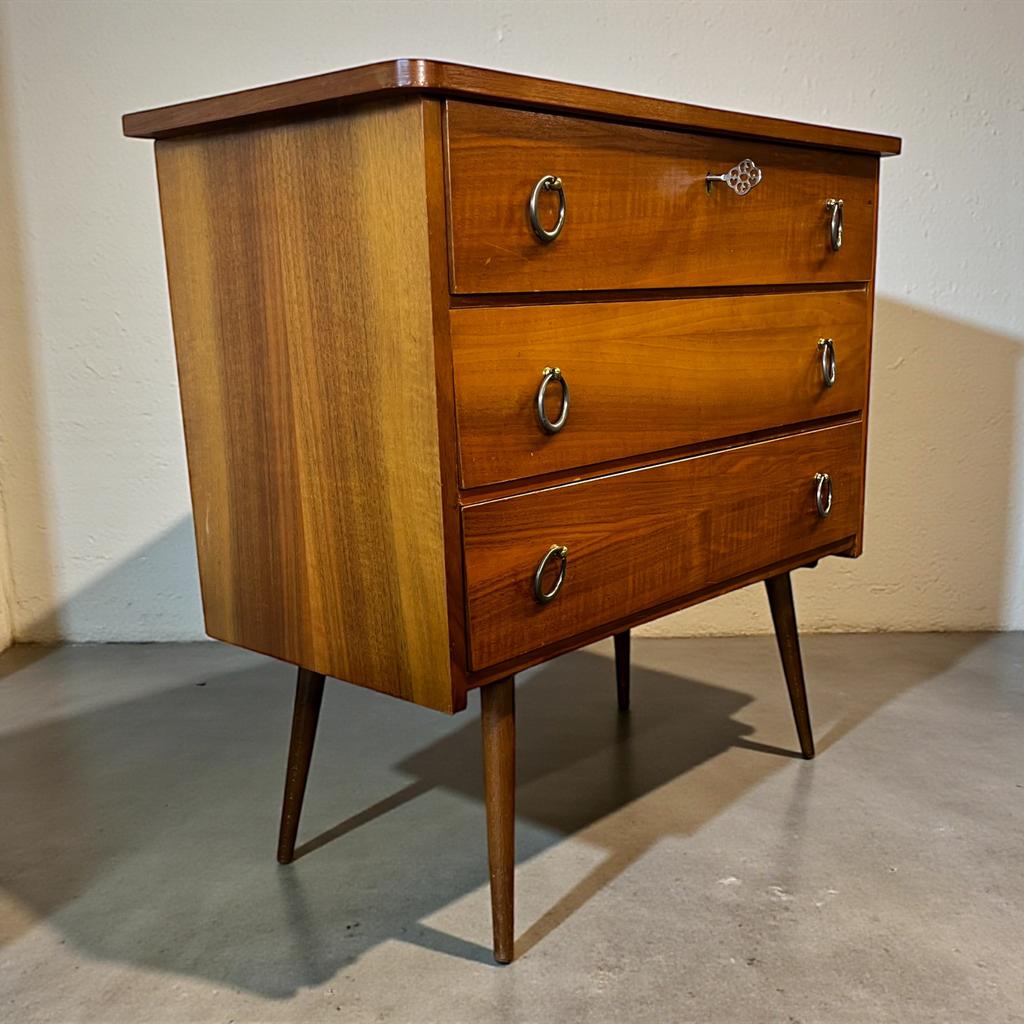 Mini commode/commode vintage en bois, Enlèvement ou Envoi, Comme neuf, Commode