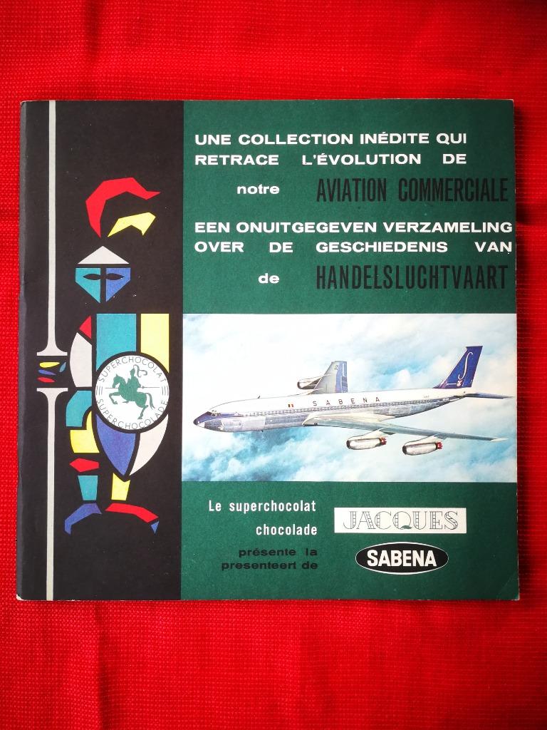 Prentjesboek van Chocolade Jacques over SABENA (BD40), Enlèvement ou Envoi, Utilisé, Jacques, Album d'images