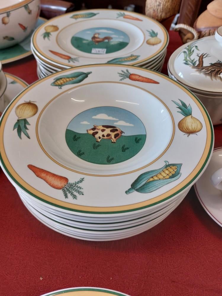Assiettes creuses Villeroy et Boch A la ferme Les Animaux, Enlèvement ou Envoi