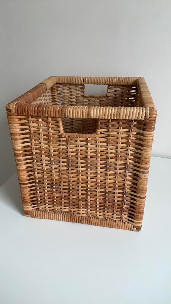Ikea rotan mand, Huis en Inrichting, Ophalen, Zo goed als nieuw, Mand