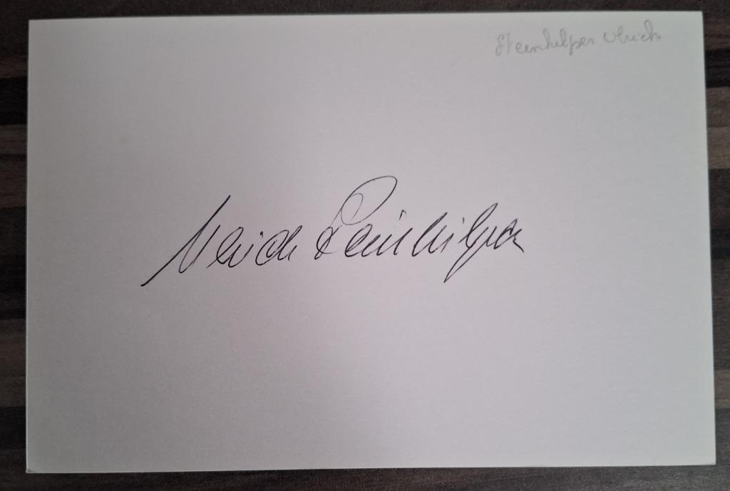 Autographe AS LUFTWAFFE ULRICH STEINHILPER, Enlèvement ou Envoi, Autres