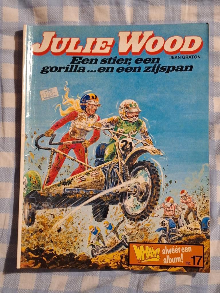 Julie Wood 6: een stier, een gorilla...en een zijspan, Boeken, Stripverhalen, Eén stripboek, Ophalen of Verzenden, Gelezen