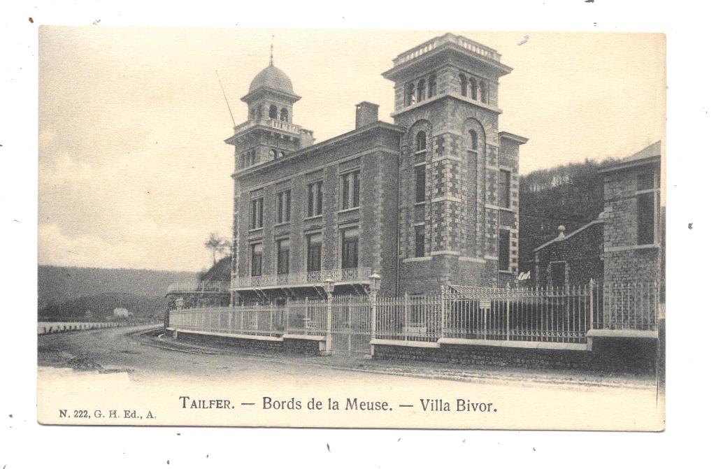 Tailfer NA16: Villa Bivor, Collections, Envoi, Avant 1920, Non affranchie, Namur