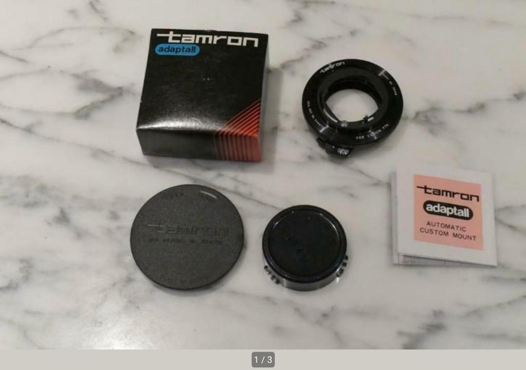 Adaptateur Tamron Adaptal, monture Canon Tb FD, Enlèvement ou Envoi, Comme neuf, Autres types