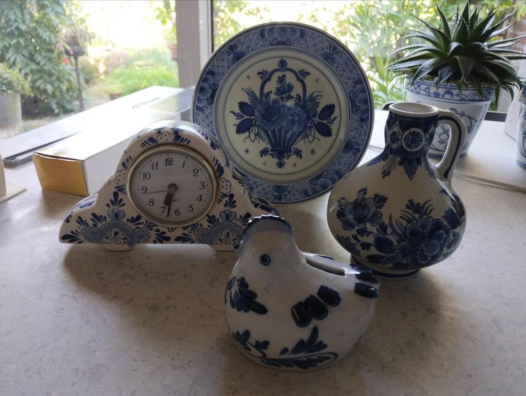 Delft blauw handgeschilderd, Ophalen