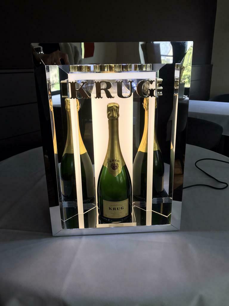 DISPLAY verlicht uit de KRUG ROOM NIEUW + dummy fles, Ophalen of Verzenden, Nieuw