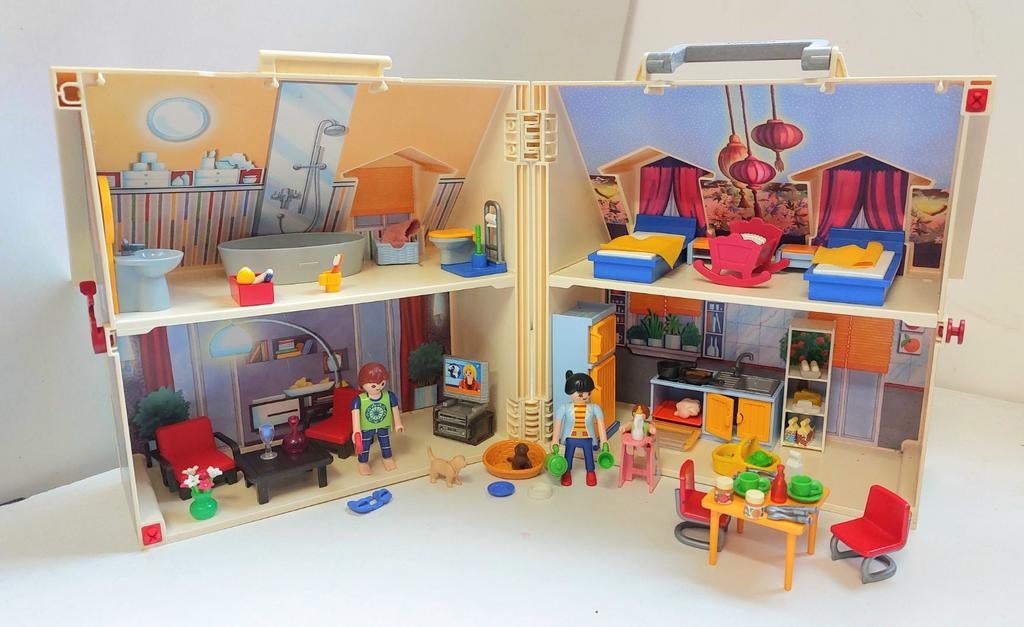 Playmobil 5167 Maison transportable quasi complet avec extra, Enlèvement ou Envoi, Comme neuf