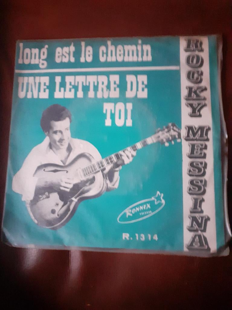 45T Rocky Messina : Long est le chemin (Belpop), Ophalen of Verzenden