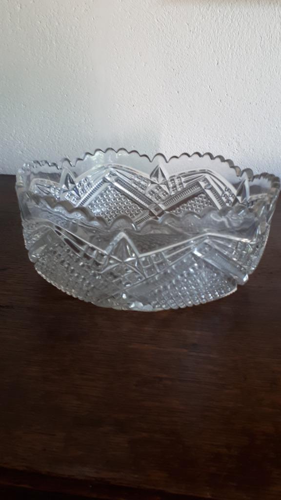 Saladier en cristal, Antiek en Kunst, Ophalen of Verzenden