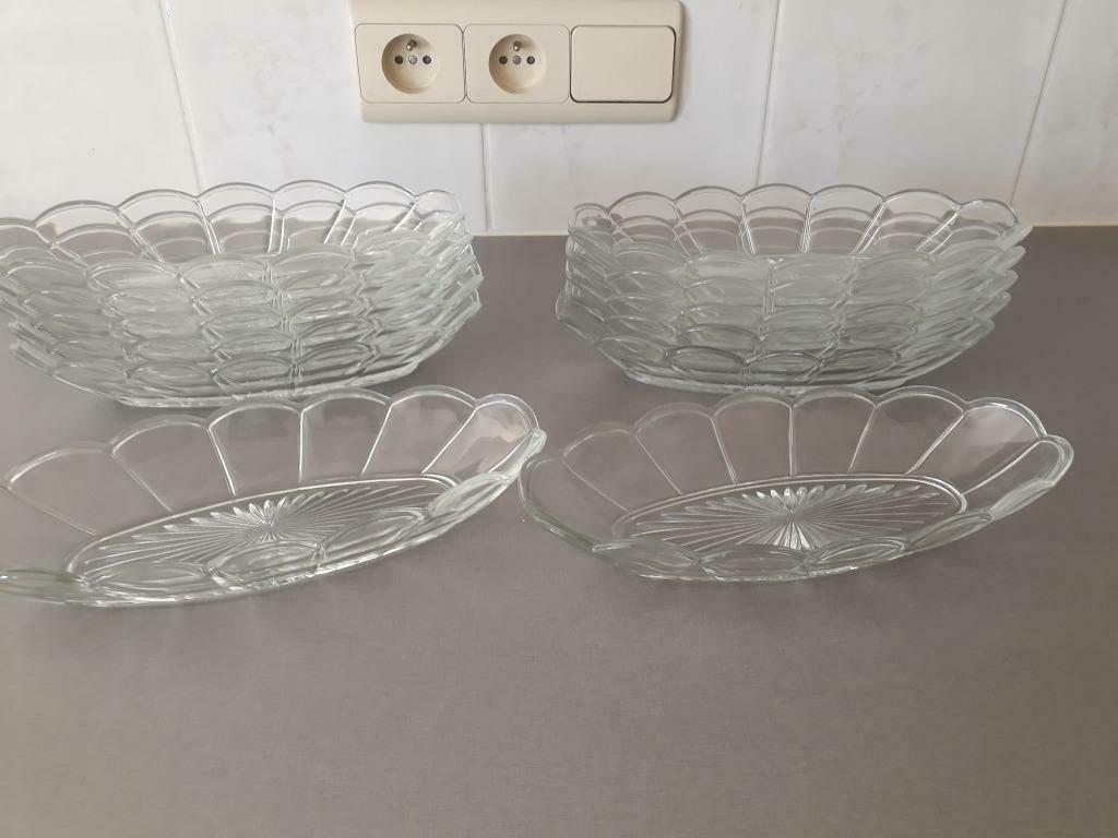 12 glazen dessert/ijsschaaltjes, Huis en Inrichting, Ophalen, Overige typen, Overige stijlen, Glas