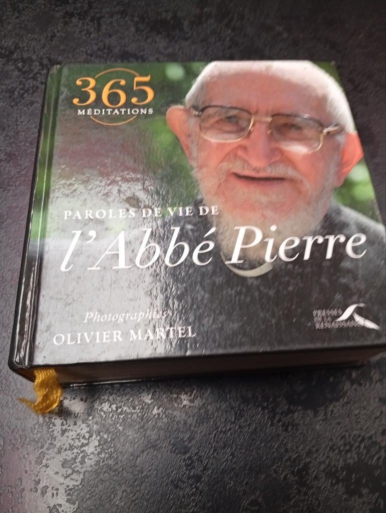 Livre "paroles de vie de l Abbé Pierre", Livres, Enlèvement ou Envoi, Comme neuf