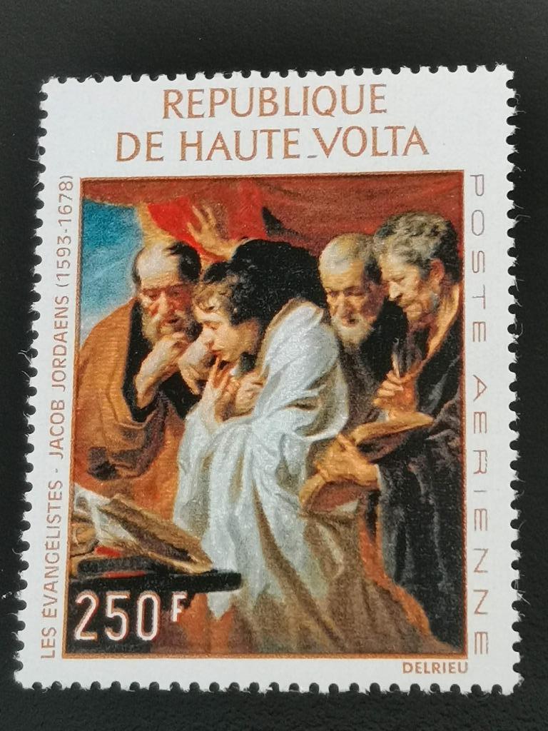 Haute-Volta 1967 - schilderkunst - Jacob Jordaens **, Ophalen of Verzenden, Overige landen, Postfris
