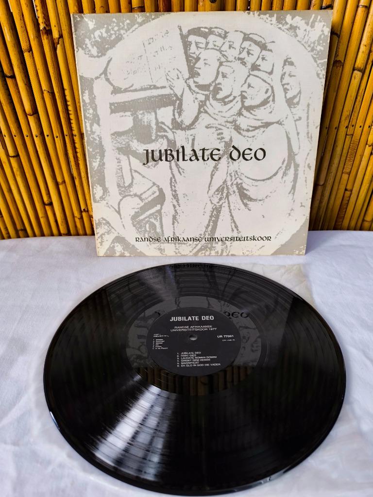 LP / vinyl 33t Jubilate Deo Randse Afrikaanse Universiteits, CD & DVD, Vinyles | Classique, Utilisé, Chant, Moyen Âge et Renaissance