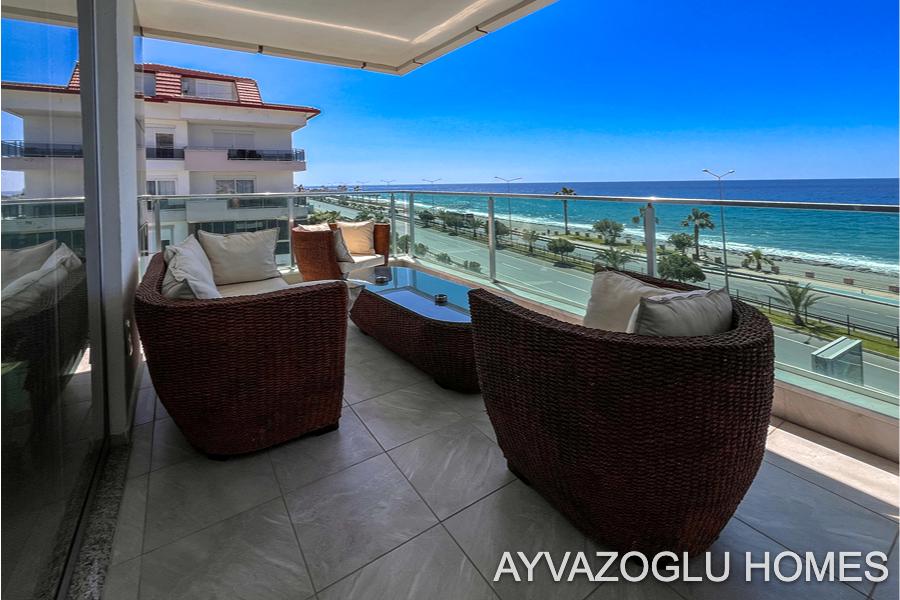 Appartement de luxe 3+1 avec vue panoramique sur la mer, Ville, 4 pièces, Turquie, Appartement