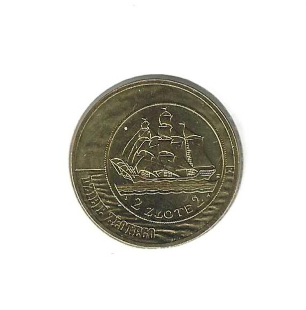 Polen, 2 Zlote 2005, Sailing vessel., Enlèvement ou Envoi, Pologne, Monnaie en vrac