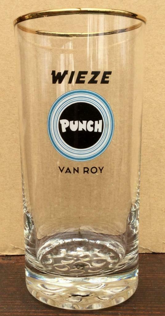 bier brouwerij glas Wieze Van Roy punch, Verzamelen, Ophalen of Verzenden, Zo goed als nieuw