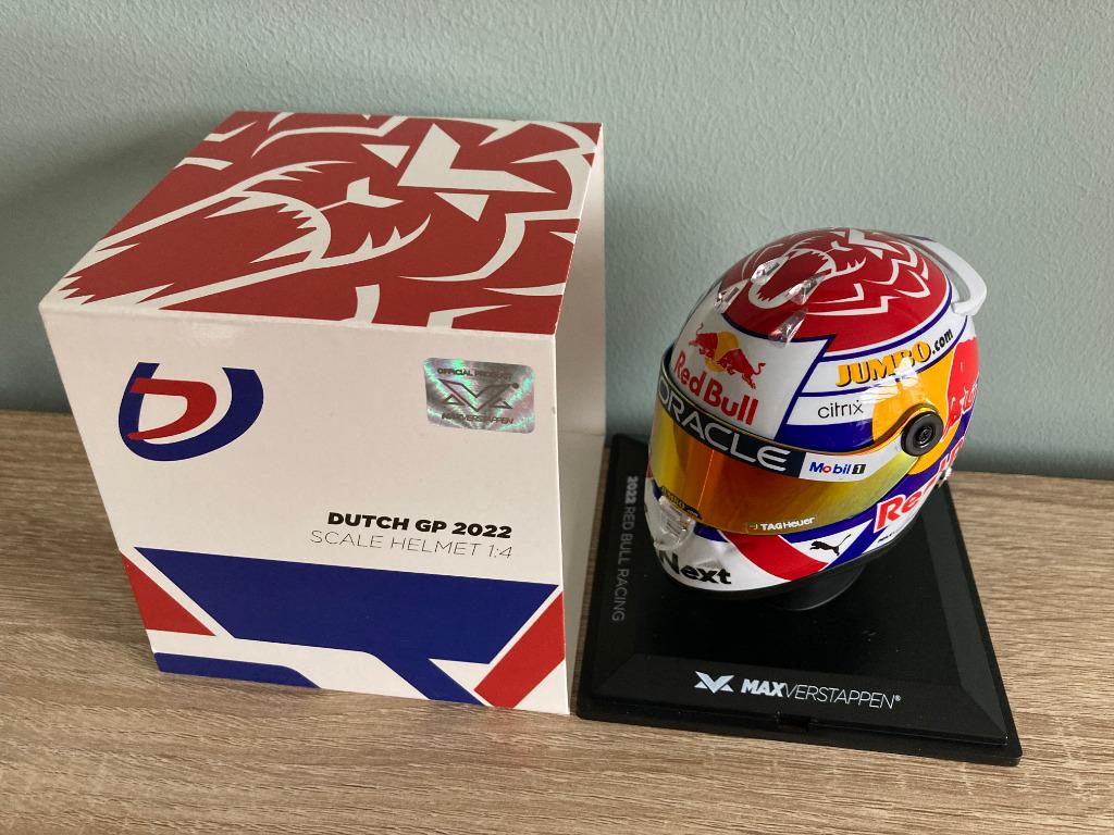 Max Verstappen 1:4 helm Dutch GP 2022 Red Bull Racing RB18, Enlèvement ou Envoi, Neuf, ForTwo