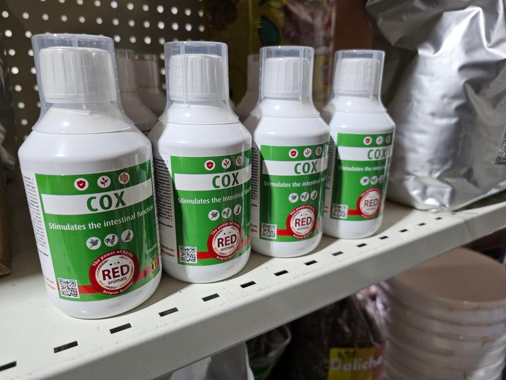 Cox (santé intestinale) 500 ml - Red Animals, Enlèvement