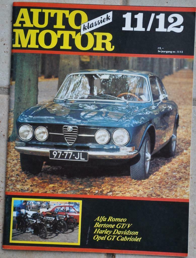 Auto Motor klassiek - 1988 - Alfa, OPEL GT Cabrio, Harley D., Verzenden, Zo goed als nieuw, Algemeen