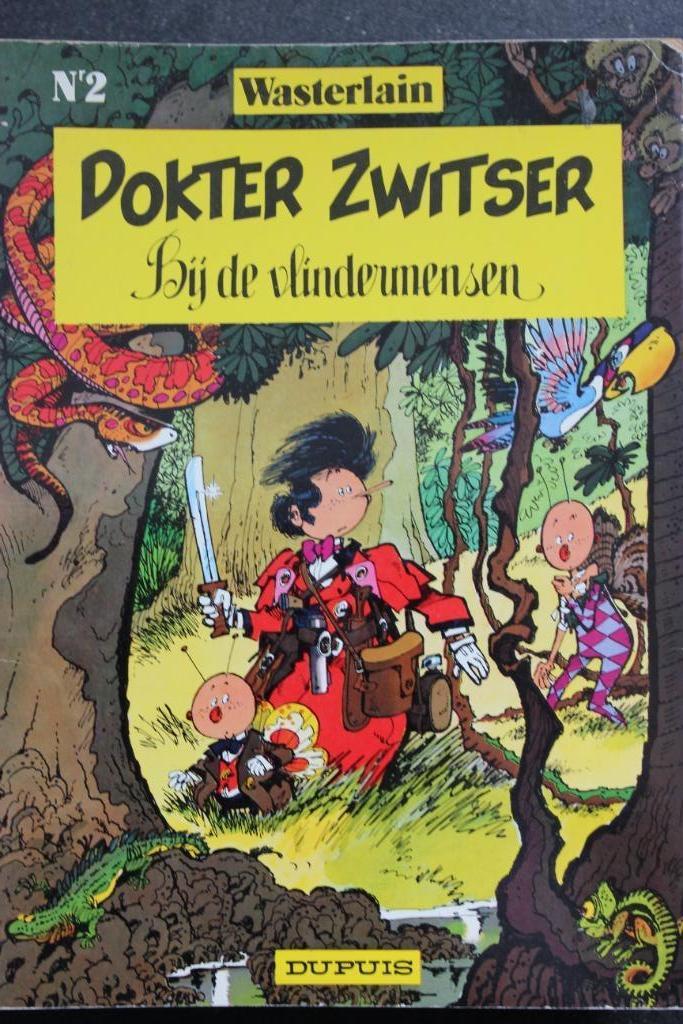 STRIP - SC - DOKTER ZWITSER 2 - BIJ DE VLINDERMENSEN - WASTE, Boeken, Ophalen of Verzenden