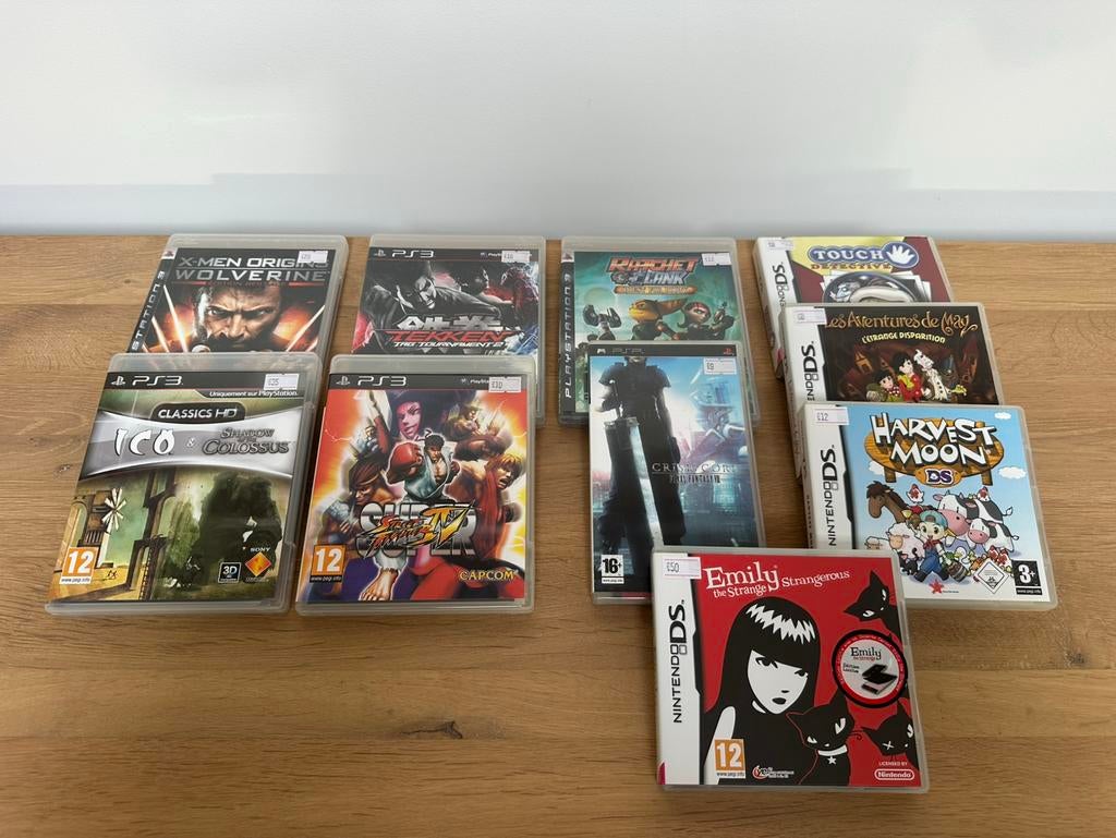 Lot jeux ps3/psp/nintendo ds, Games en Spelcomputers, Avontuur en Actie, Gebruikt, 2 spelers, Ophalen of Verzenden