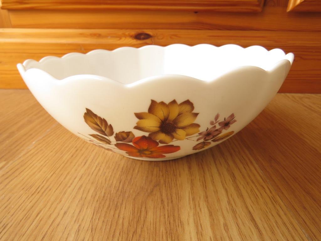 vintage arcopal bol saladier motifs aubépine, Enlèvement ou Envoi, Comme neuf, Récipient(s)