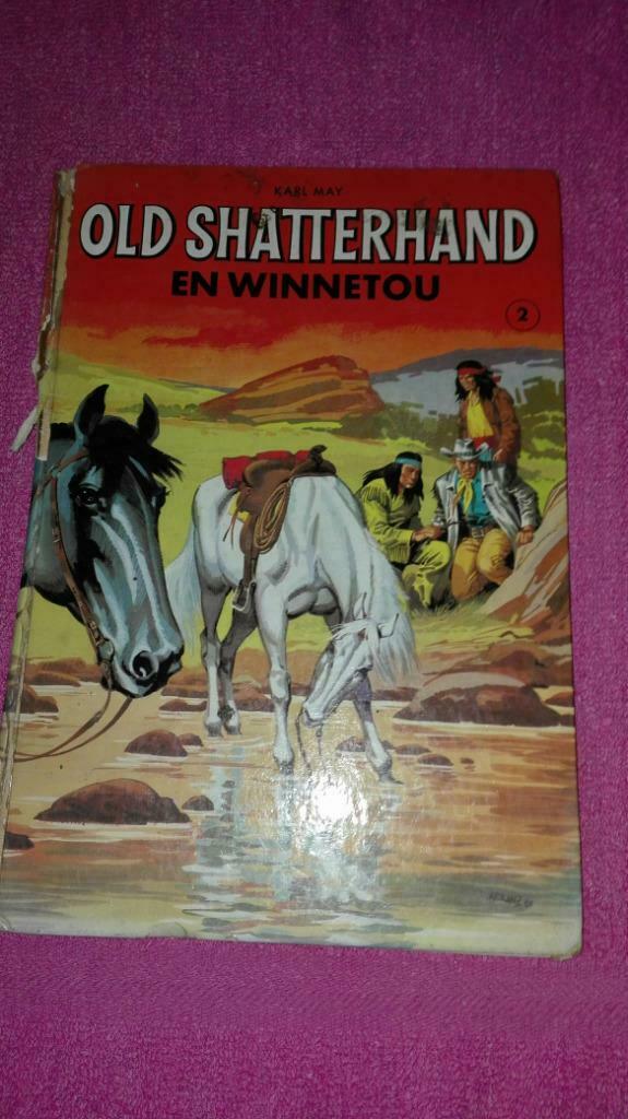 Old Shatterhand en Winnetou, Livres, BD, Une BD, Enlèvement ou Envoi, Utilisé