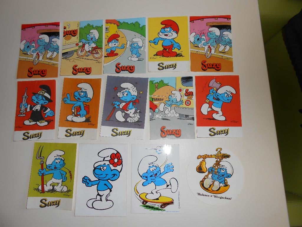14 stickers van de Smurfen, Enlèvement ou Envoi