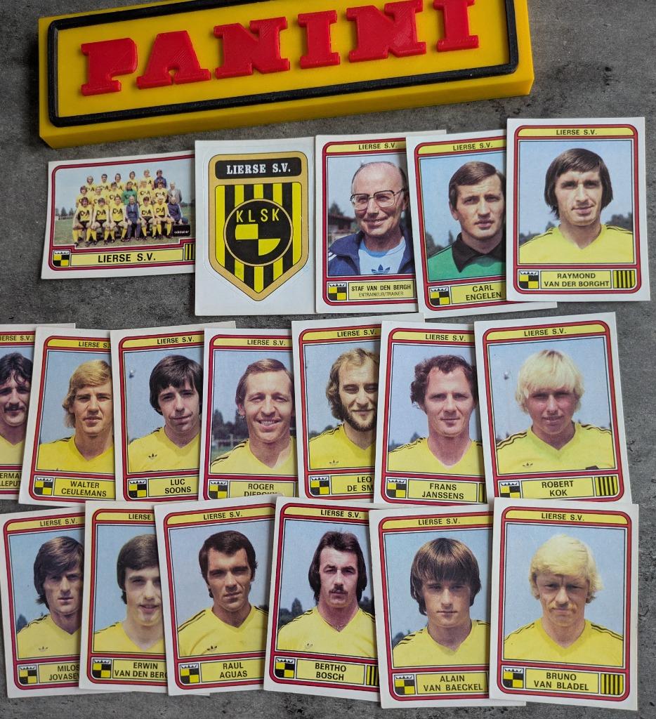 PANINI FOOTBALL 79 LIERSE SK  18X STICKERS 1979, Hobby en Vrije tijd, Stickers en Plaatjes, Verzenden