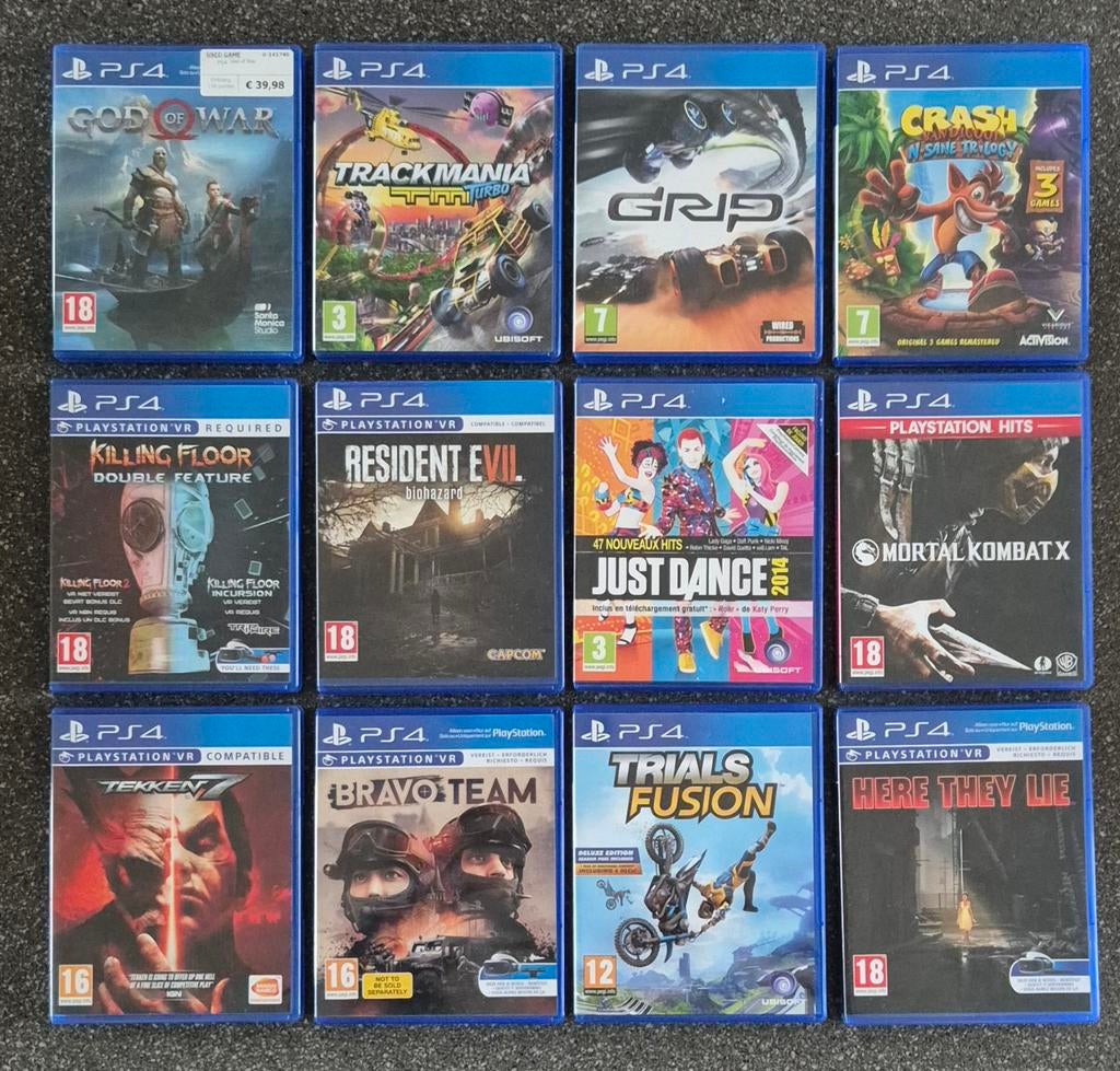 11 Playstation 4 spelletjes / games ps4, Games en Spelcomputers, Ophalen of Verzenden, Zo goed als nieuw