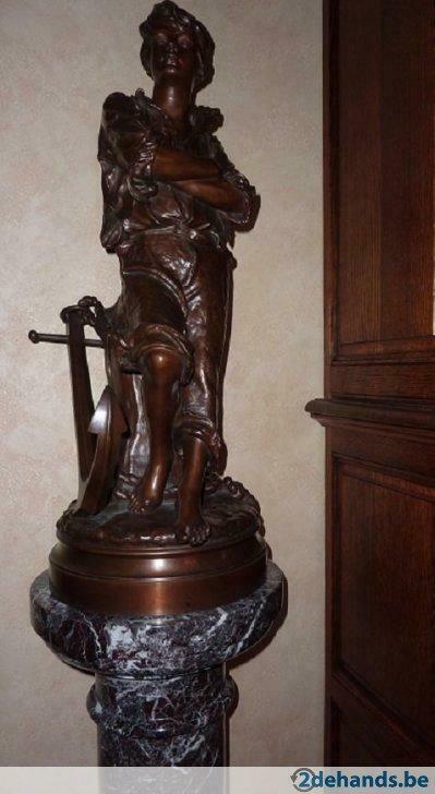 bronzen beeld, Antiek en Kunst, Ophalen