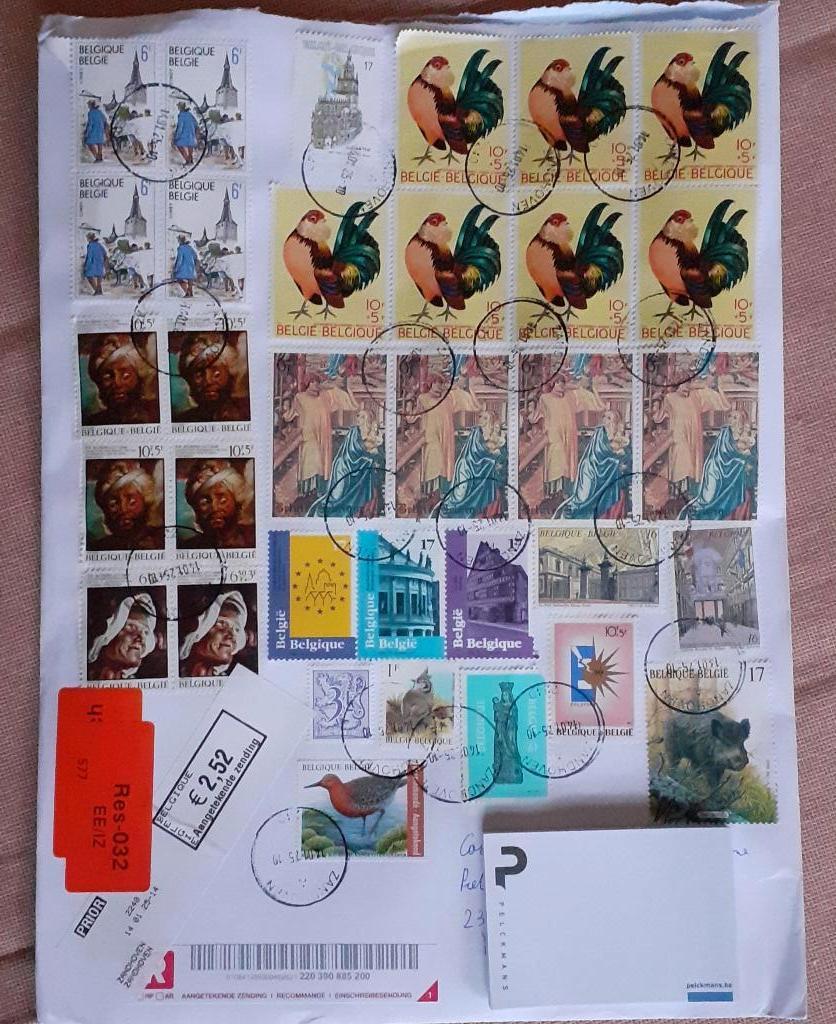 postzegels, Enlèvement ou Envoi, Oblitéré