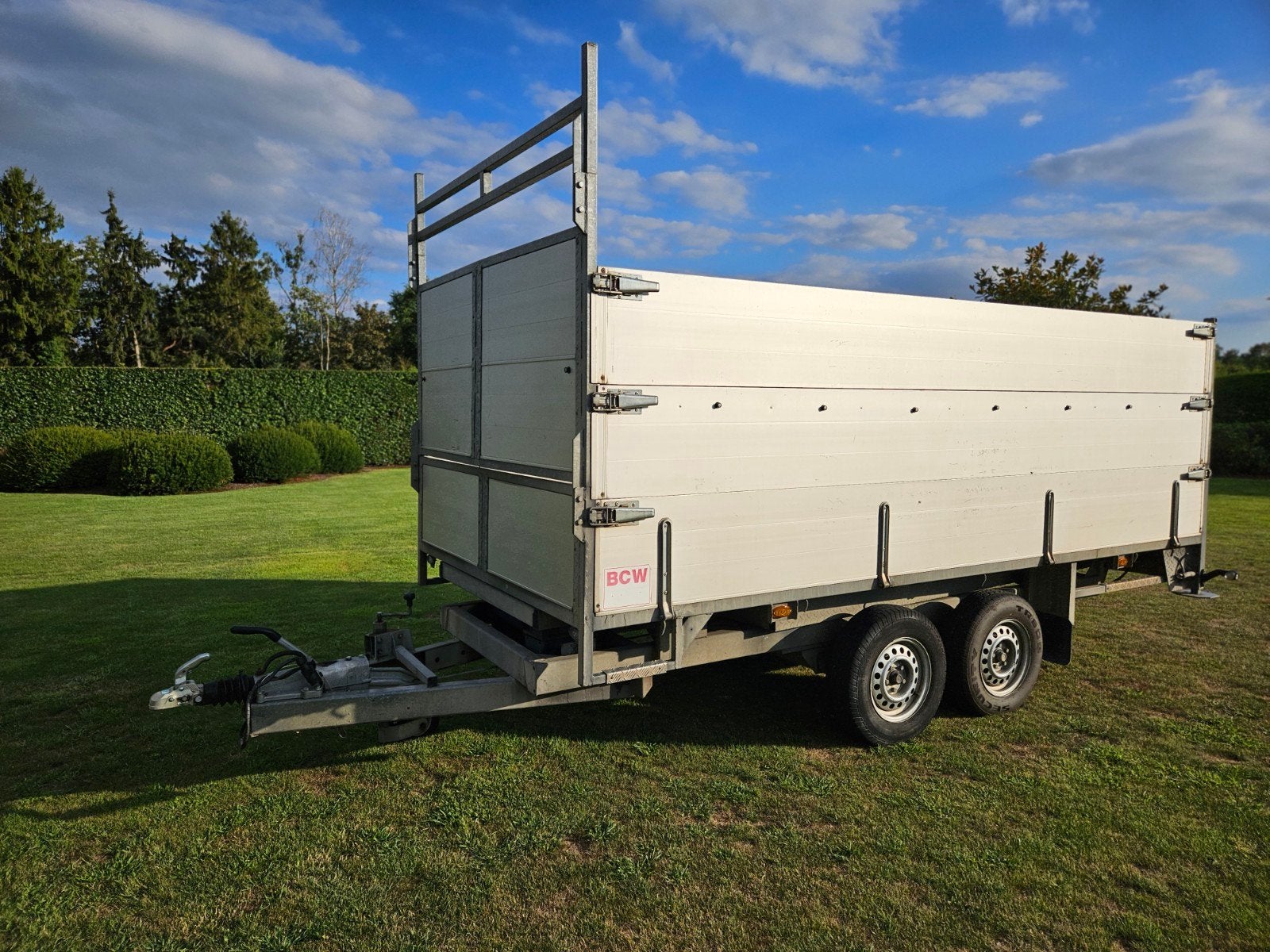 Aanhangwagen BCW elektrische kipper 3.500 kg, Auto diversen, Aanhangers en Bagagewagens, Ophalen
