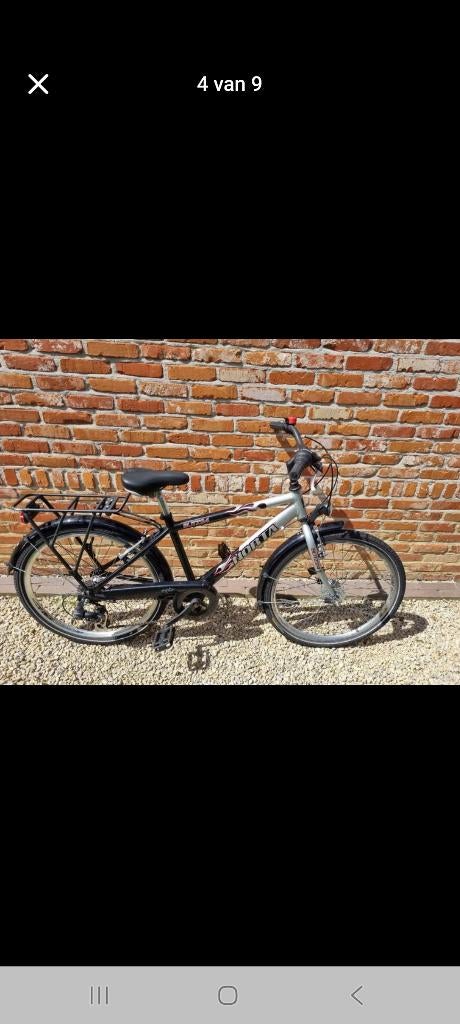 Jongensfiets, Ophalen, 24 inch, Versnellingen, Zo goed als nieuw
