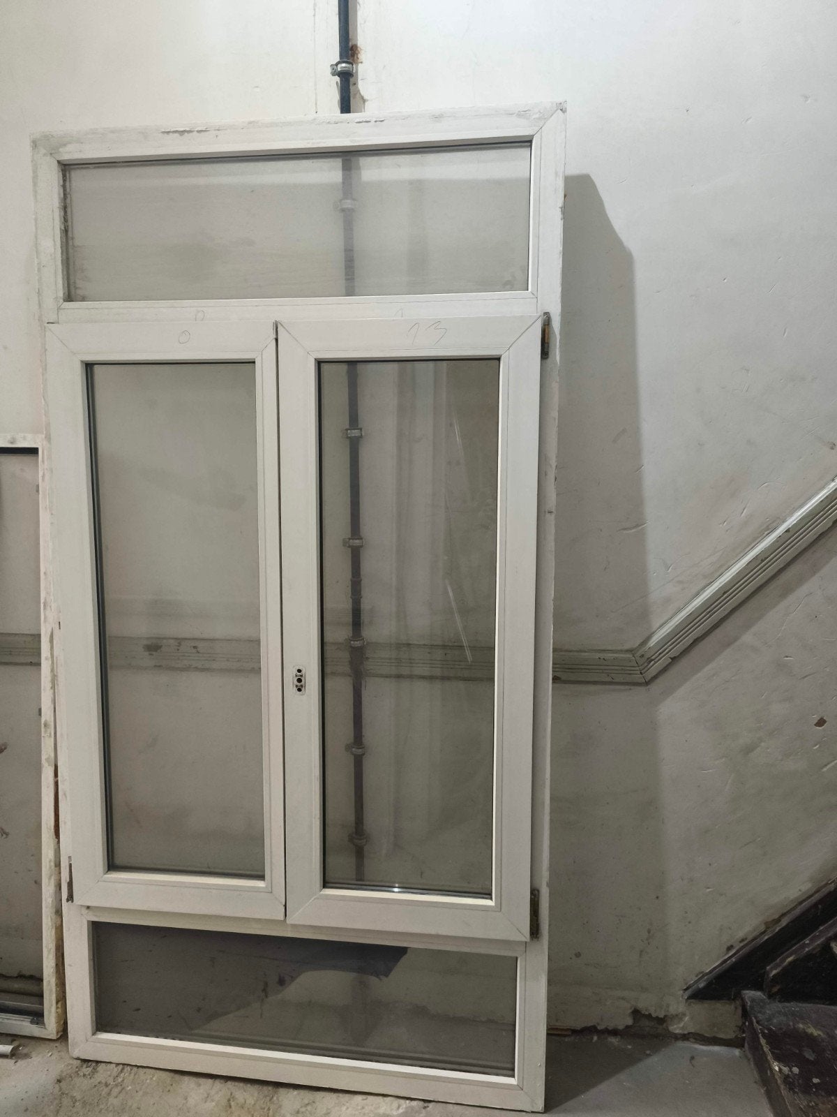 pvc raam dubbele glas, Châssis de fenêtre, 75 à 150 cm, Synthétique, Enlèvement