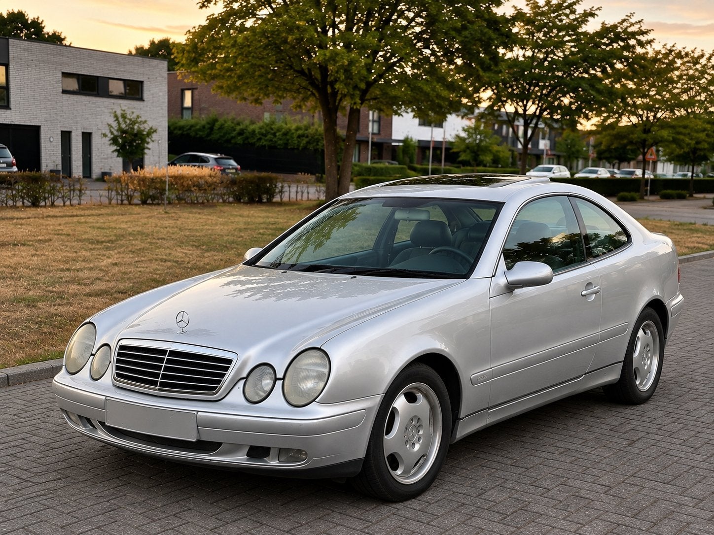 Mercedes-Benz CLK230 *147.000 kms** | Leder, Pano., Auto's, Mercedes-Benz, Leder, Bedrijf, Handgeschakeld, CLK