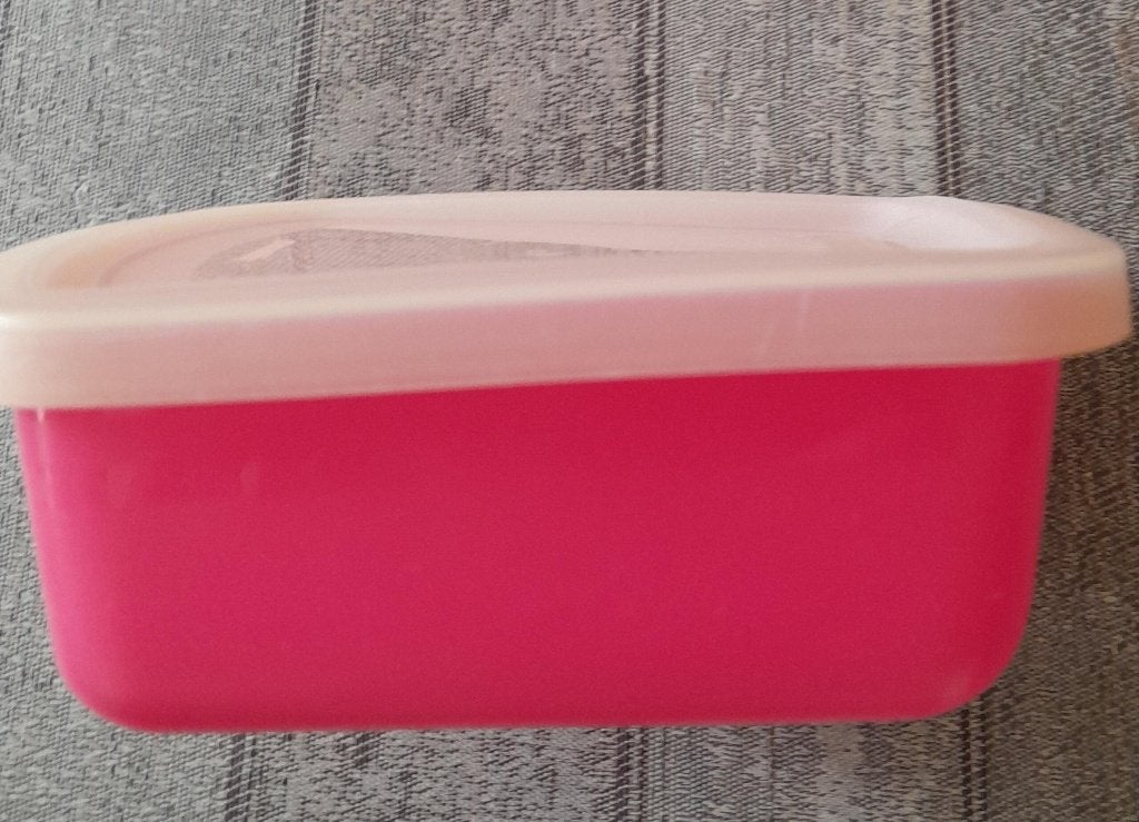 Pot Tupperware, Rouge, Enlèvement ou Envoi, Boîte de conservation, Comme neuf