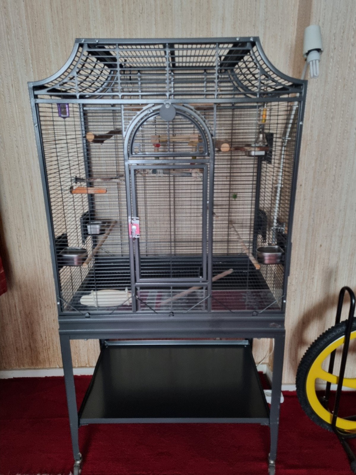 zgan grote vogelkooi, Enlèvement, Comme neuf, Aluminium, Cage à oiseaux