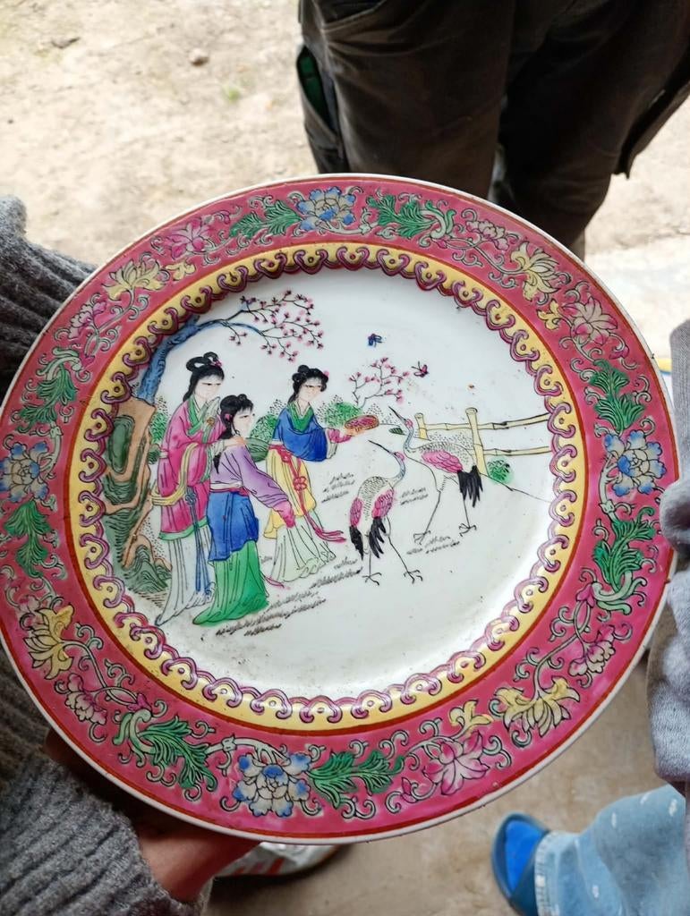 Chinese bord, Ophalen