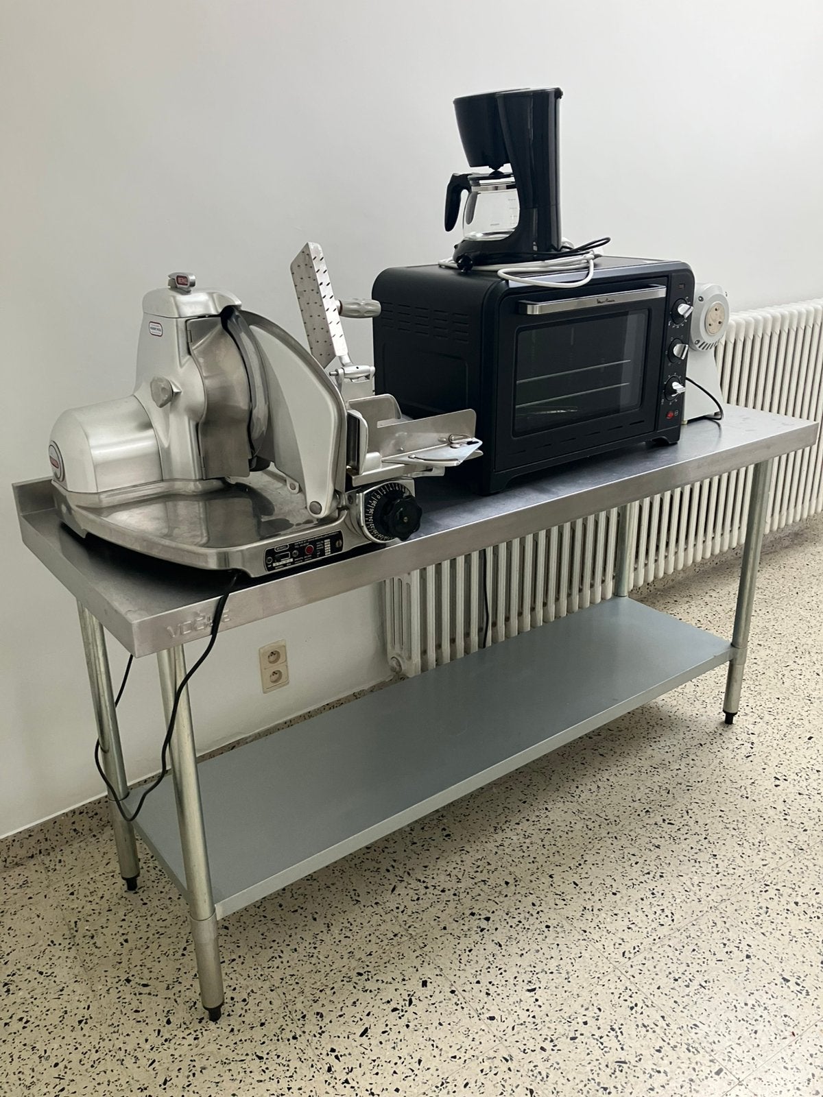Inox tafel, Ophalen