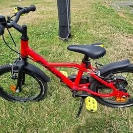 B'TWIN 16 INCH 4-6 JAAR 900 RACING, Fietsen en Brommers, Ophalen, Velgrem, Btwin Decathlon, 16 inch