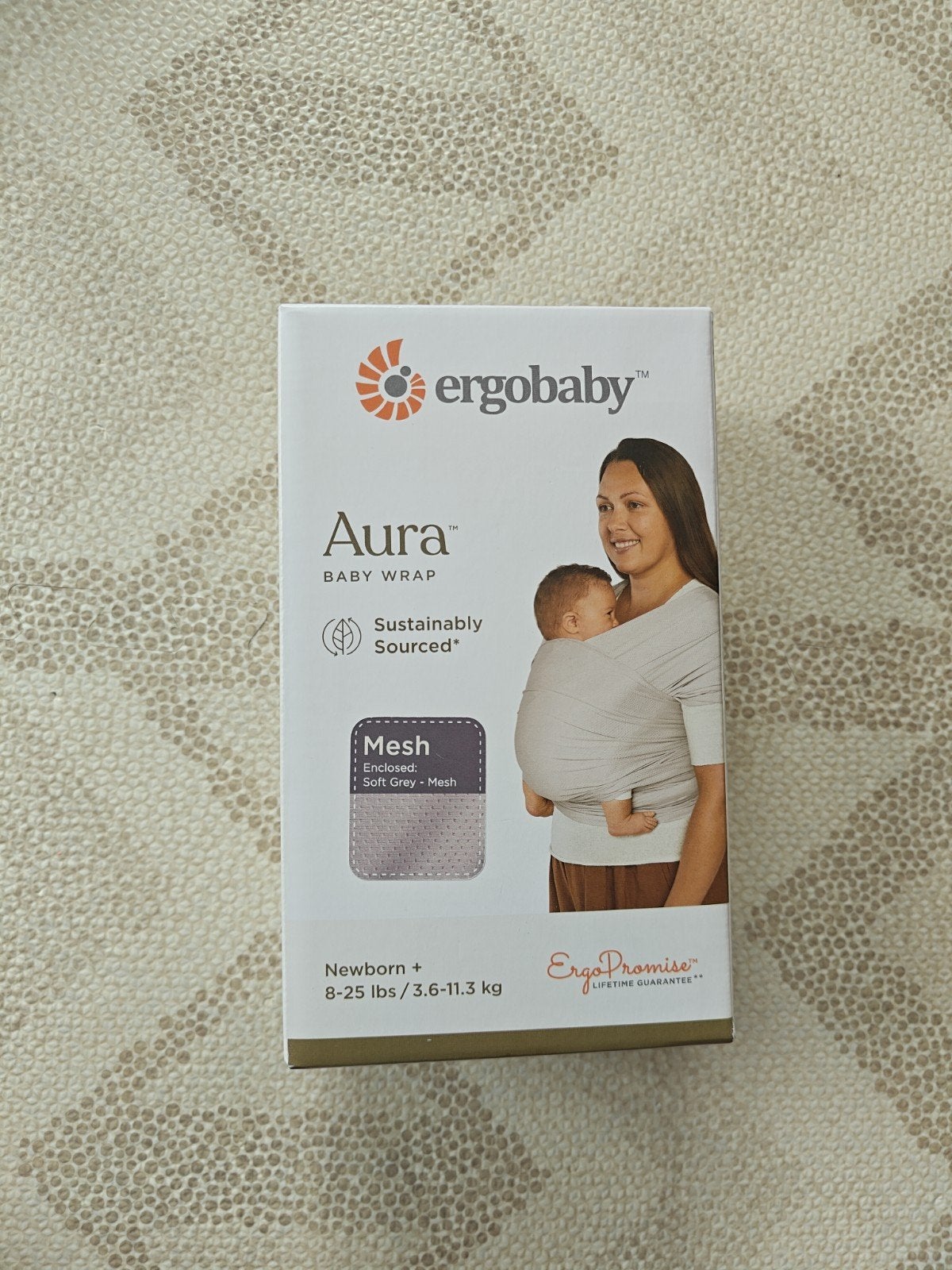 Ergobaby Aura draagdoek, Kinderen en Baby's, Babydragers en Draagdoeken, Ophalen, Draagdoek