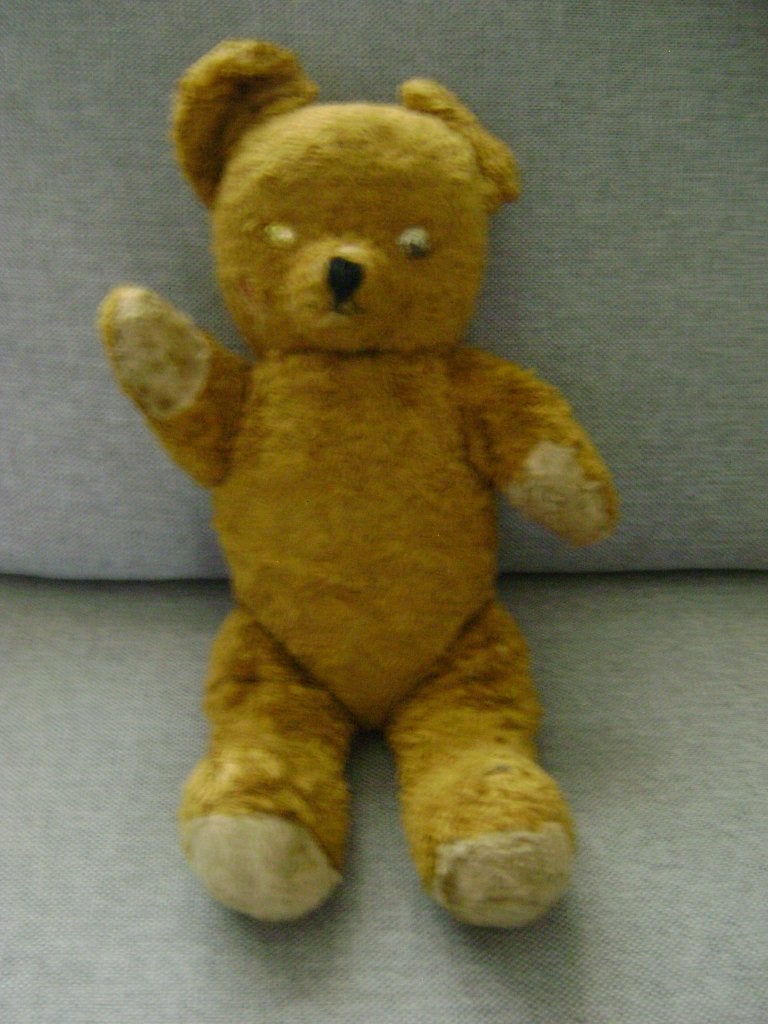Vieil ours en peluche, Collections, Ours & Peluches, Enlèvement ou Envoi, Utilisé, Ours en tissus