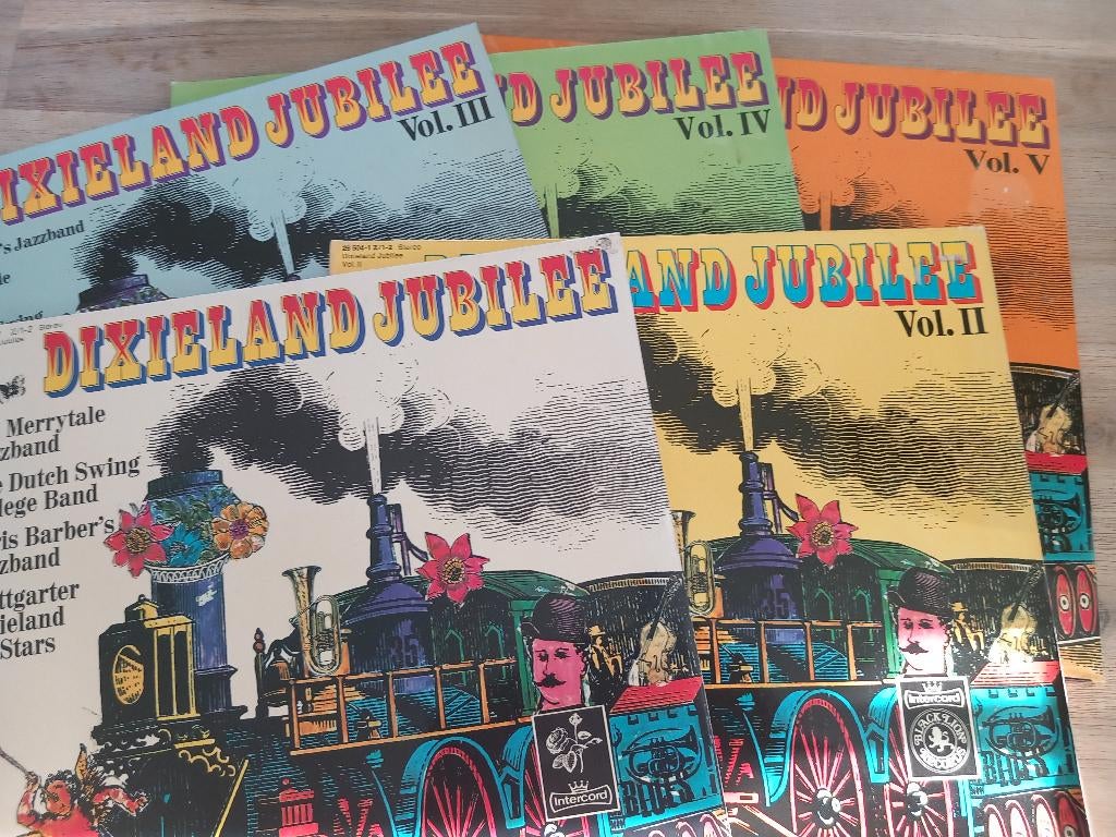 5x Double vinyl 2LP Dixieland Jubilee Jazz Swing Band, CD & DVD, Vinyles | Jazz & Blues, Jazz, 12 pouces, Enlèvement ou Envoi