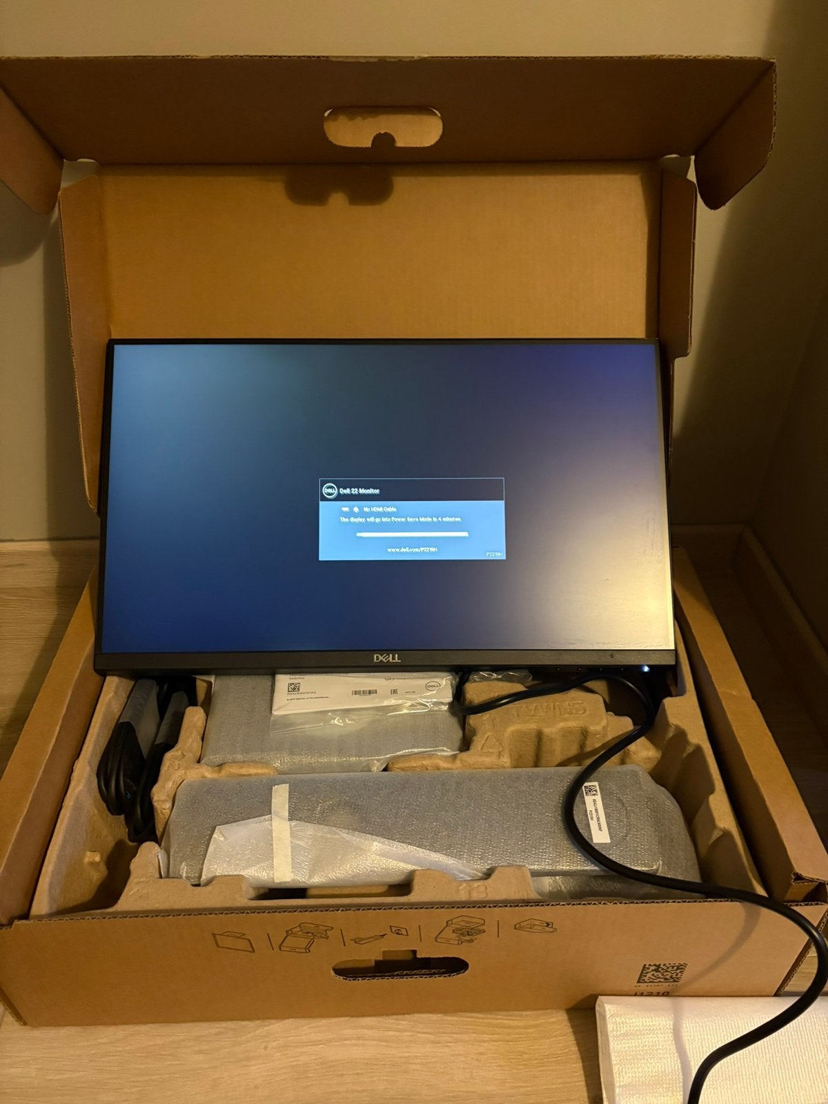 Dell monitor 22 inch full hd P2219H, Computers en Software, Monitoren, Ophalen, Zo goed als nieuw, HD