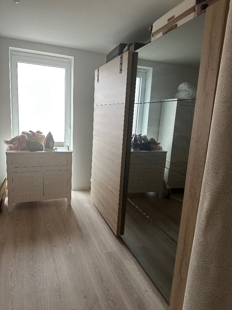 Schuifdeurkast 245 cm, Ophalen, Zo goed als nieuw